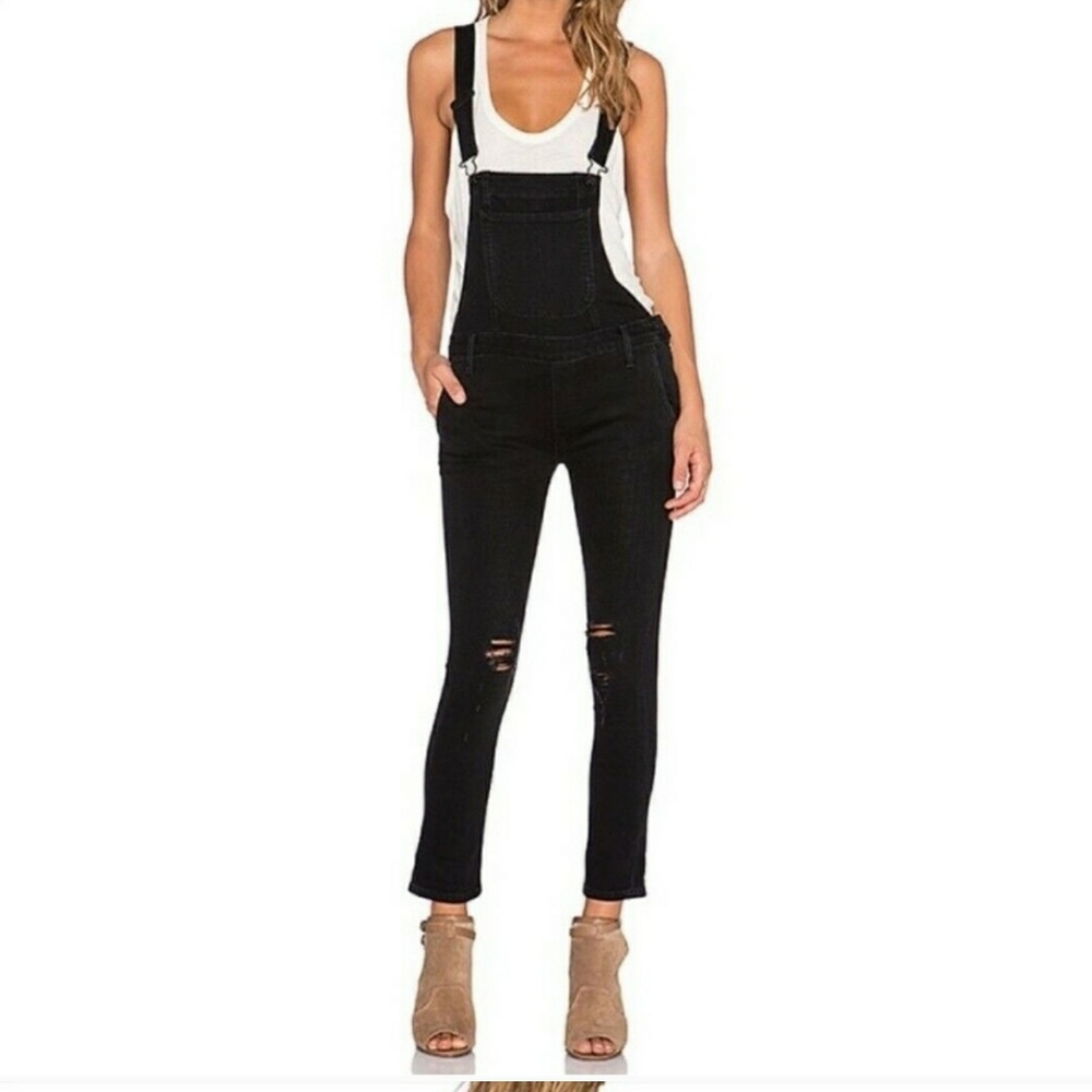 Black Orchid denim jean the Skinny Overall Black carbonite size 29  faded black